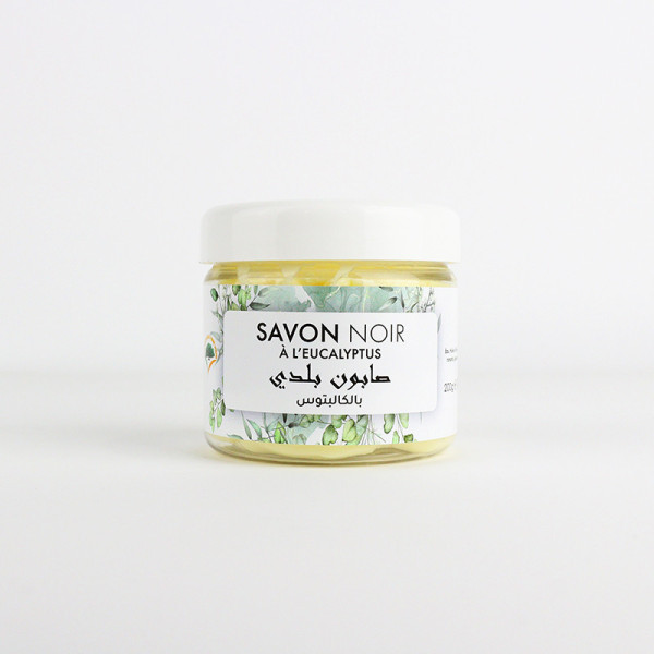 SAVON NOIR À L'EUCALYPTUS 200G